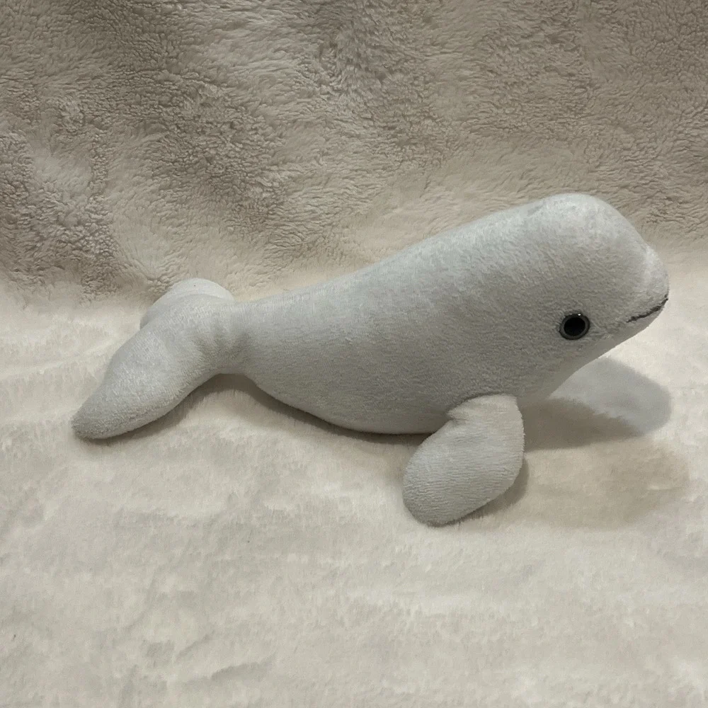 Aurora Destination Nation Beluga Whale‎ Plush White Nearly 11